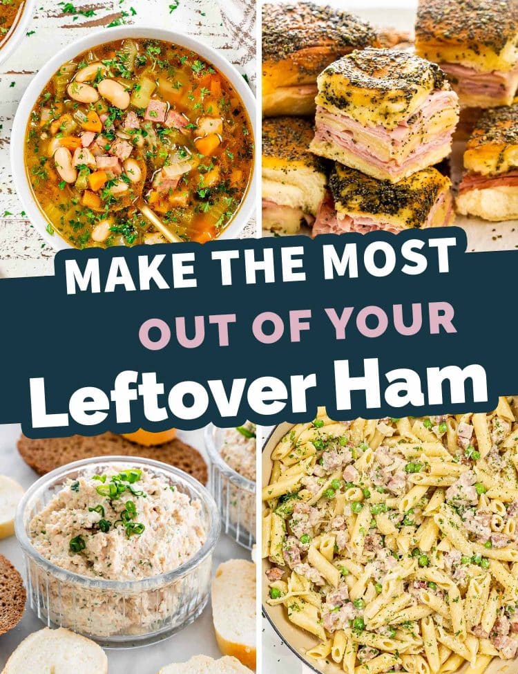 pin for make the most out of your leftover ham.